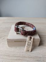 Pig & Hen Armband Gorgeous George - Bordeaux/Sand - Silver S/M Bochum - Bochum-Südwest Vorschau