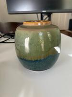 Zweifarbige Bloomingville Vase, blau-grün, 14cm hoch Pankow - Prenzlauer Berg Vorschau