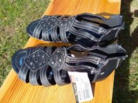 Sandalen für Mädchen, Gr. 35, schwarz, neu Bayern - Gilching Vorschau