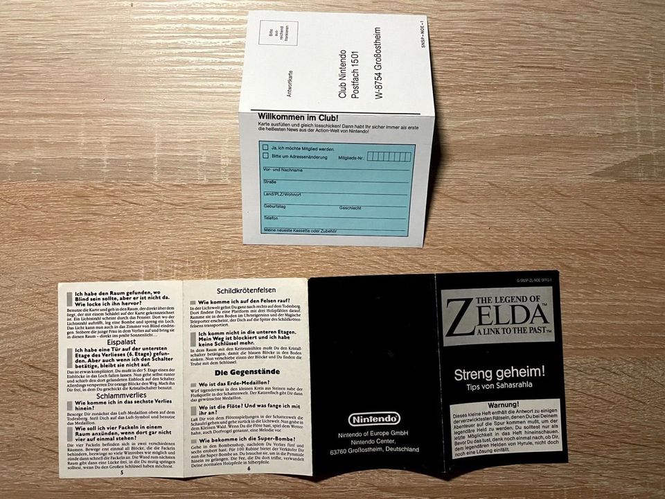 Zelda a Link to the Past Super Nintendo SNES CIB OVP Anleitung Ka in Essen