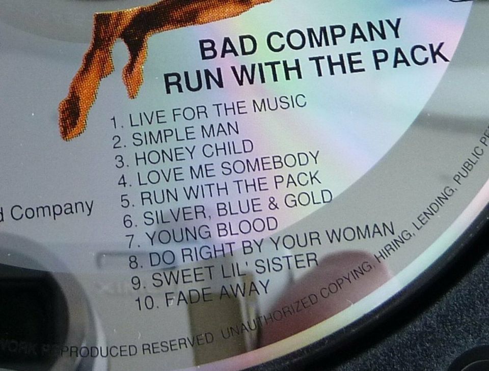 Bad Company - Run With The Pack - Remastered in Obertshausen