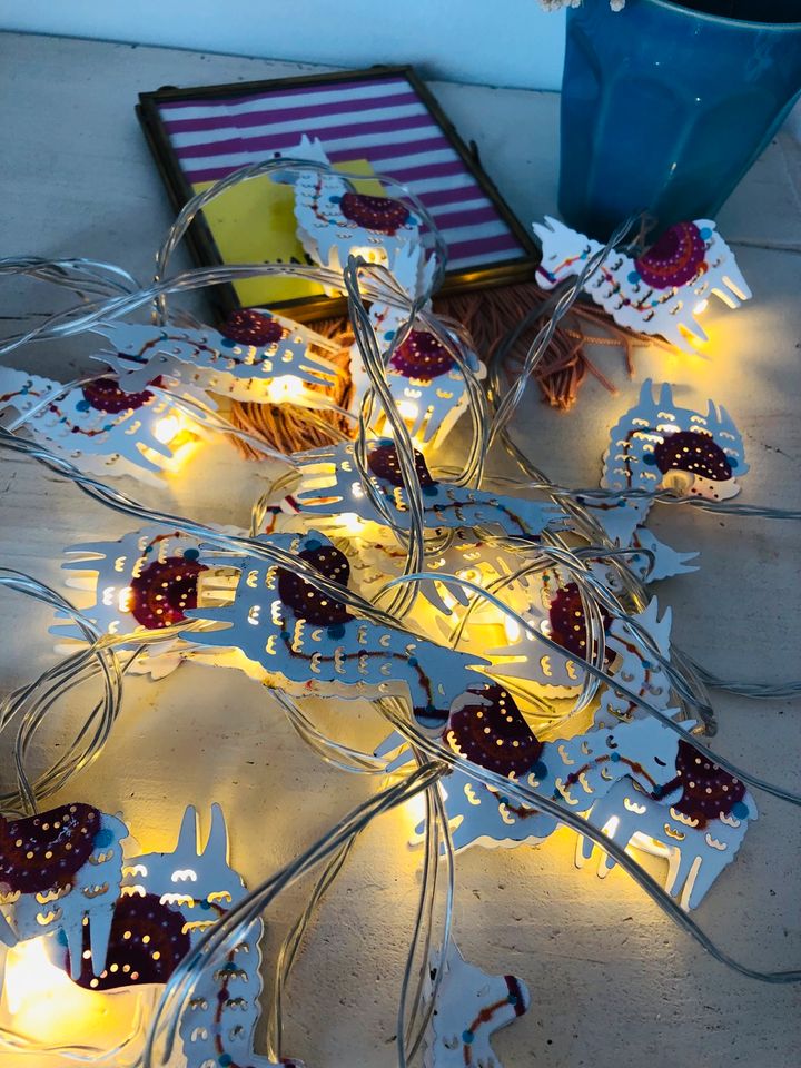 Lichterkette Kinderzimmer Lamas Timer-Funktion Schlaflicht ❤️ in Köln