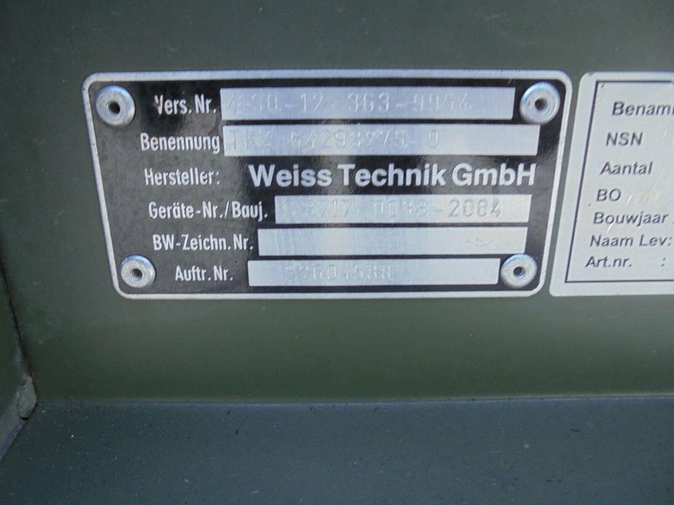 mobile Klimaanlage, Heizung, Weiss Technik, 11 kW, 400 Volt, ZKA in Lingen (Ems)