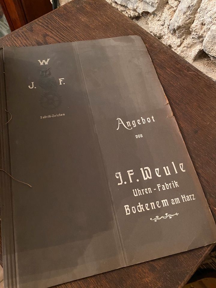 Literartur aus Goldschmiedenachlass Fachbücher Kalender antik alt in Aschersleben