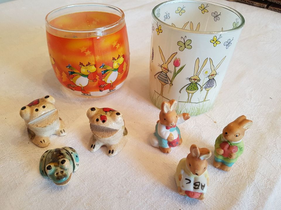 Ostern Dekoration kleine Sammlung Hase Ei Eier Deko in Marburg