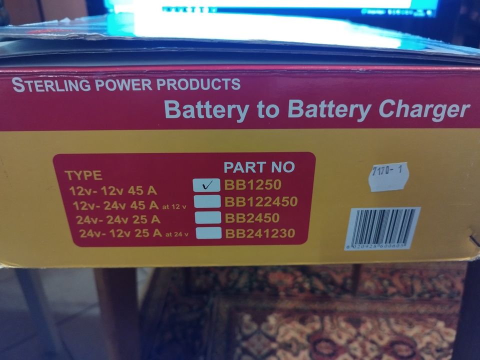 Sterling Batterie zu Batterie Ladegerät, 12V-12V, 45Ampere, BB125 in Weiler bei Mayen