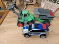 Spielzeugauto Polizei/Traktor mit Anhänger Bayern - Münchberg Vorschau