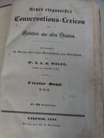 1834 Conversations-Lexicon WOLFF Stahlstiche Gelehrte Niedersachsen - Blomberg Vorschau