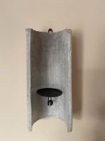 2 x Kerzenhalter grau 32 cm hoch aus Beton Neumünster - Wasbek Vorschau