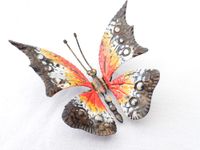 3D Wanddeko o. Tischdeko Metall bunter Schmetterling 12x14x8 cm Nordrhein-Westfalen - Geldern Vorschau