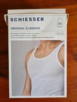 Schiesser Unterhemden weiß Fine Rib Gr 6/L NEU Hessen - Bischofsheim Vorschau