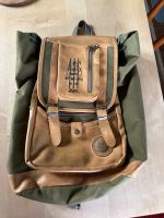 City Rucksack asics khaki braun Leder Stadtrucksack Sachsen - Bannewitz Vorschau