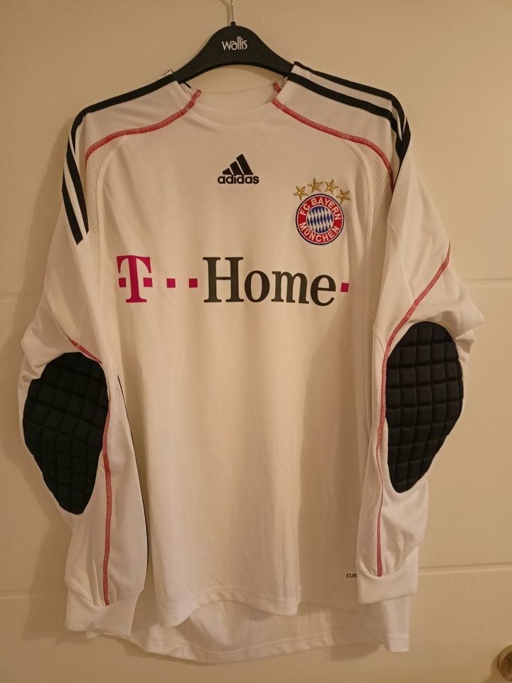 Adidas FC Bayern München Torwart Trikot 09/10 Gr. 176 weiß FCB in Barsinghausen