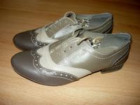 Schuhe, braun / beige, Leder, schick, Größe 38, Graceland Dortmund - Aplerbeck Vorschau