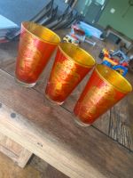 Set 3 Stück Gläser Versace Medusa Gold Orange Trinkgläser w. NEU Sachsen-Anhalt - Salzwedel Vorschau