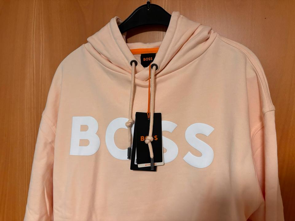 Hugo Boss Herren Hoodie Kapuzen Sweatshirt Gr. L apricot NEU in Wolfsburg