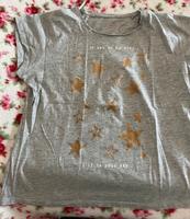 T-Shirt Gr XL grau mit goldenen Sternen Bayern - Stockstadt a. Main Vorschau