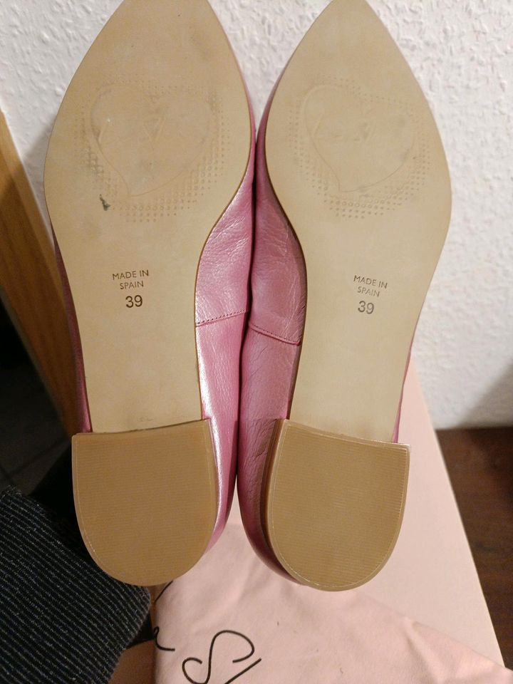 LaShoe Loafer pink metallic 39 Problem Füße in Herzogenrath