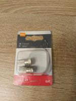 2x F Stecker F Aufdreh Stecker für SAT Kabel mit 8mm Durchmesser Hansestadt Demmin - Altentreptow Vorschau