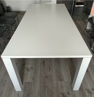 Esszimmertisch weiß 220x100x77 plus Ansteckplatten Hessen - Eschwege Vorschau