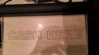 Eurolite LED Sign "Cash here".Originalverpackt. Baden-Württemberg - Kappelrodeck Vorschau