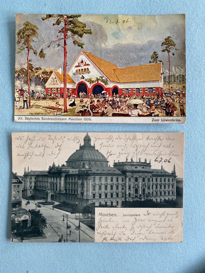 Alte Ansichtskarten München und Umgebung in Datteln