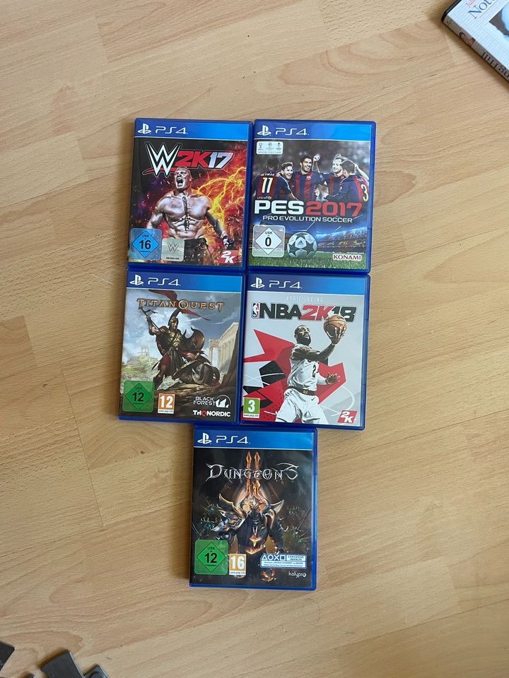 NBA 2K 18, Dungeons, Titan Quest, PES2017, W2K17 PS4 Videospiele in Köln