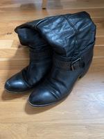 Lederstiefel Tamaris Größe 39 schwarz Baden-Württemberg - Tettnang Vorschau