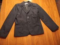 Nadelstreifen Sakko Blazer Jungen Gr. 152 top schwarz elegant Bayern - Mintraching Vorschau