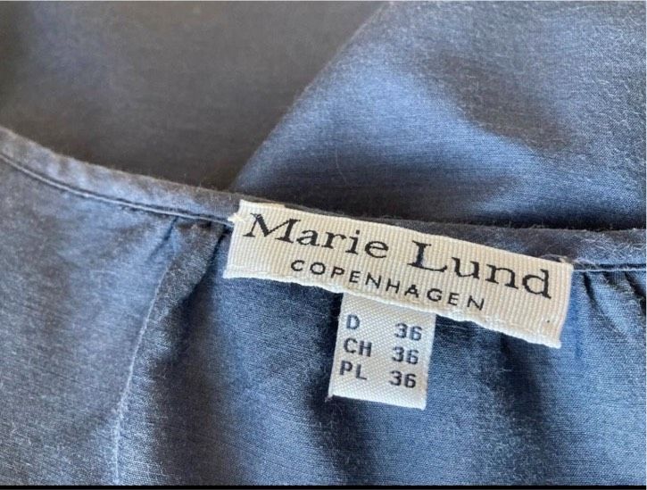 Marie Lund Copenhagen Kleid dunkelblau 36 sehr guter Zustand in Wiesbaden