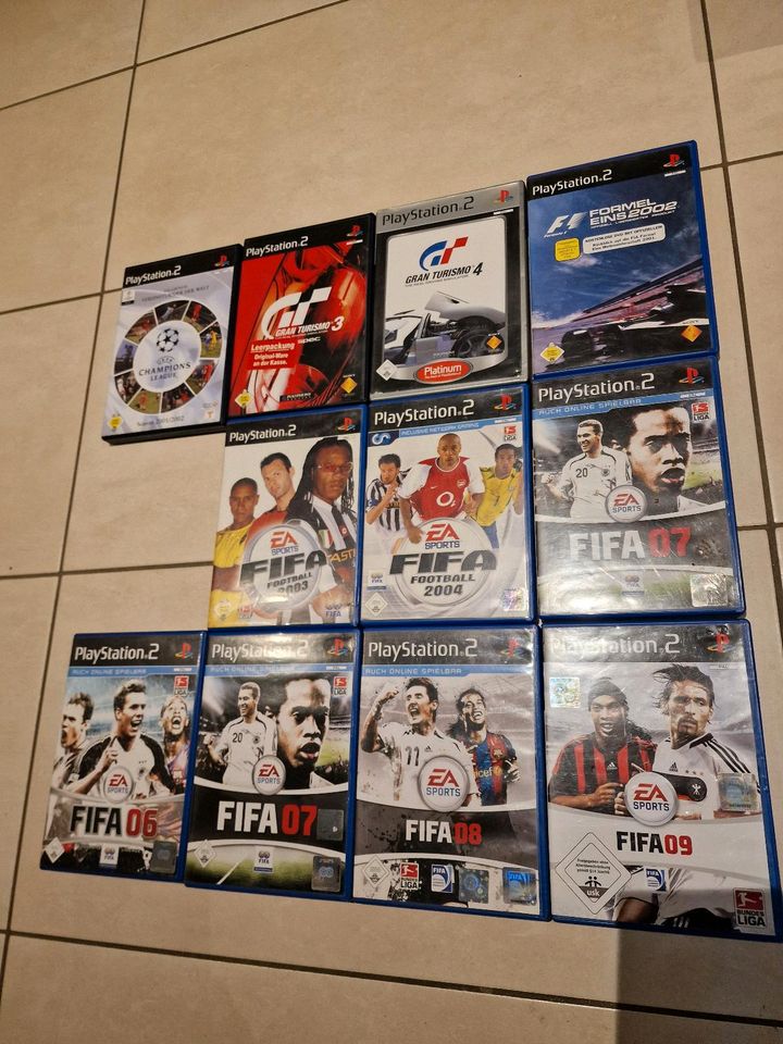 PS2 Spiele FIFA / Gran Turismo in Willich