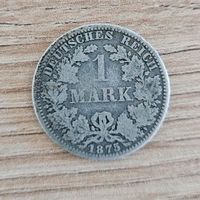 Silbermünze 1 Mark 1875 Deutsches Reich Bayern - Großkarolinenfeld Vorschau