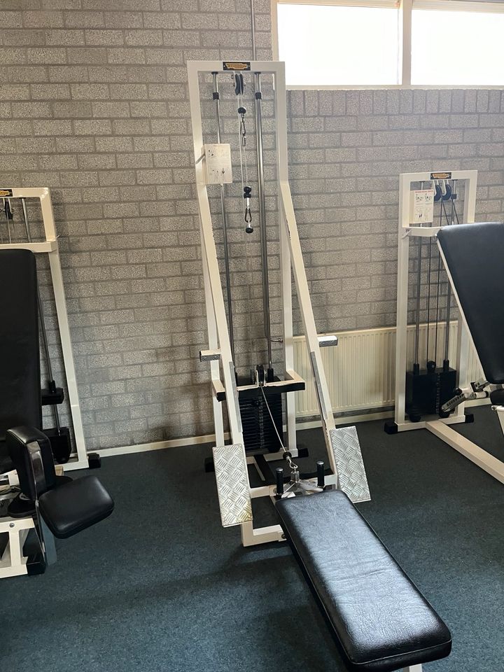 Technogym Isotonic Pulley/ Low Row/ ruderturm White in Bocholt