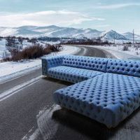 Sofa Nova mit Ottomane / Chesterfield / Couch / Big Couch Sachsen-Anhalt - Klostermansfeld Vorschau