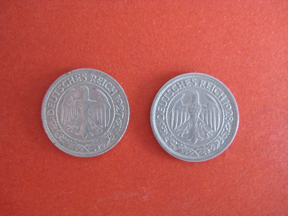 Deutsches Reich 50 Pfennig in Nürnberg (Mittelfr)