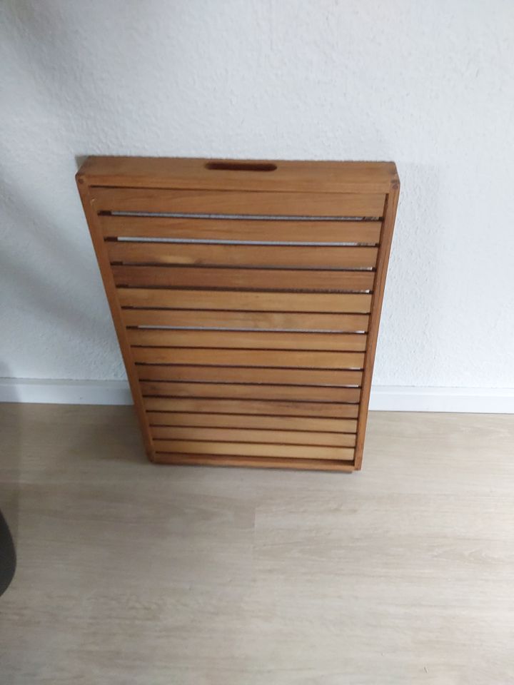 Tablett Tablet Teak Dänisch Design 70er Vintage Mid Century in Preetz