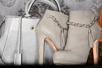 Sexy Stiefeletten Kazar Highheels Leder Grau Gr. 38 Niedersachsen - Laatzen Vorschau