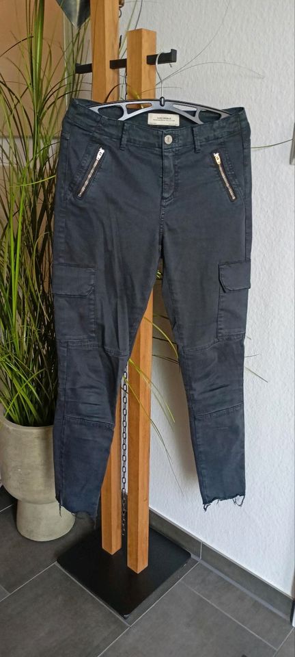 Skinny Jeans Gr. 34 XS dunkelgrau Cargo in Wunstorf