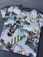 NEUw.  MOLO. Tshirt 116  SKATEBOARD  grau,bunt Bayern - Karlstein Vorschau