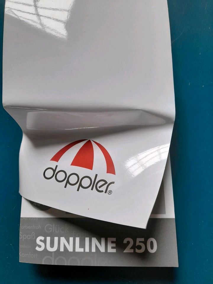 Doppler 250 sunshine Sonnenschirm gelb Neu in Röbel