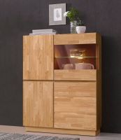 Home affaire Highboard, Höhe 120 cm  Eiche teilmassiv Nordrhein-Westfalen - Löhne Vorschau