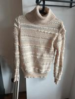 Pullover Wolle Gestrickt beige Alpaka Bayern - Erlangen Vorschau