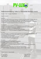 Helfer für Photovoltaik-Montage (m/w/d) Baden-Württemberg - Ihringen Vorschau