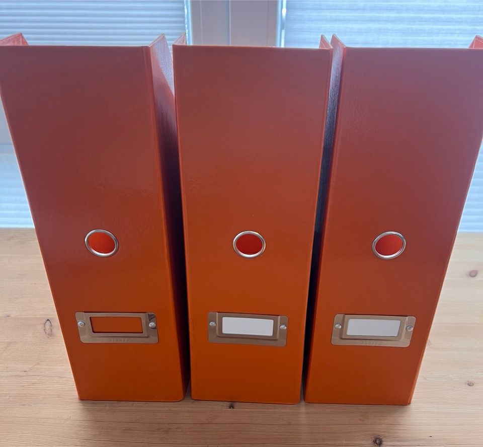 Leitz Stehsammler DIN A4 orange, 3 Stück (Gesamtpreis 9,-€) in München