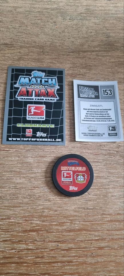 Bayer Leverkusen Match Attax Topps und Chipz Sammelkonvolut in Duisburg