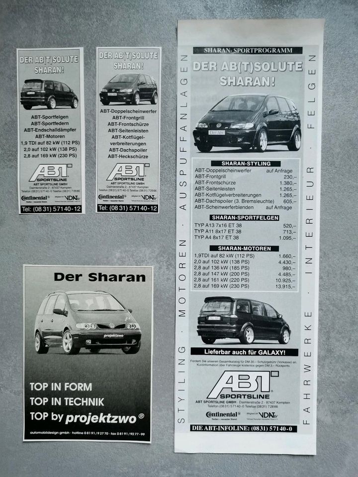 VW Sharan Tuning Berichte projektzwo ABT VR6 JE Zender 2,0 TDI GL in Hanau
