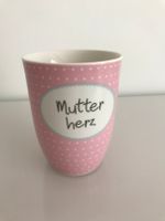 MEA LIVING Henkelbecher 500 ml Spruch MUTTERHERZ Kaffee Tasse Bec Kreis Pinneberg - Halstenbek Vorschau