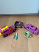 Polly Pocket Autos + zwei Menschen und ein kleiner Helikopter Bayern - Hösbach Vorschau