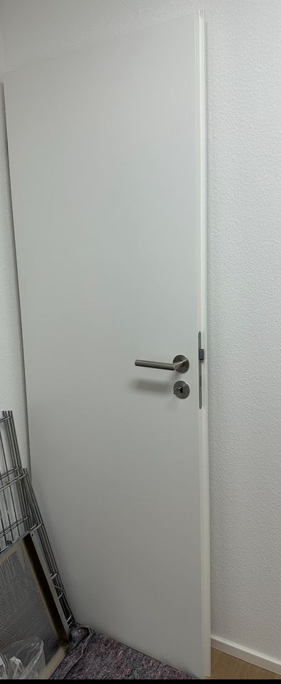 Tür Innentür neu ohne Zarge Zimmertür Edelstahl Türdrücker Klinke in Düsseldorf