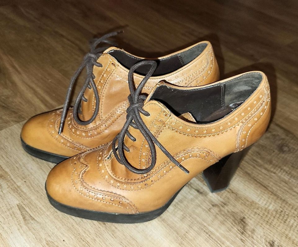 Schuhe Maripe Ankle Boots Stiefeletten Leder Größe 37 wie neu in Leipzig